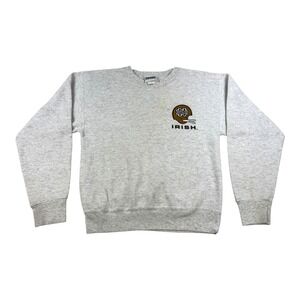 Vintage Notre Dame Fighting Irish Sweatshirt Crewneck Youth Large NCAA Football